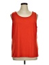 Bob Mackie Orange Sleeveless Top Size XL - photo 1