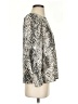 Allison Joy 100% Polyester Silver Long Sleeve Blouse Size S - photo 4