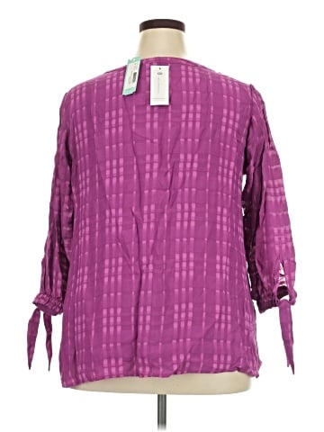 Skies Are Blue 3/4 Sleeve Blouse (view 2)