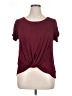 Mossimo Supply Co. Burgundy Short Sleeve Top Size XL - photo 1