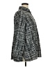 Croft & Barrow Houndstooth Gray 3/4 Sleeve Blouse Size 1X - photo 4