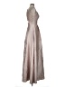 Xtraordinary 100% Polyester Metallic Silver Cocktail Dress Size 3 - photo 4