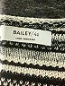 Bailey 44 Stripes Silver Turtleneck Sweater Size L - photo 7