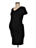 Full Moon Maternity Black Casual Dress Size Med Maternity - photo 1