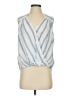 Splendid 100% Viscose Stripes Blue Sleeveless Blouse Size XS - photo 1