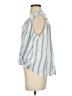 Splendid 100% Viscose Stripes Blue Sleeveless Blouse Size XS - photo 5