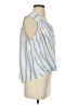 Splendid 100% Viscose Stripes Blue Sleeveless Blouse Size XS - photo 4