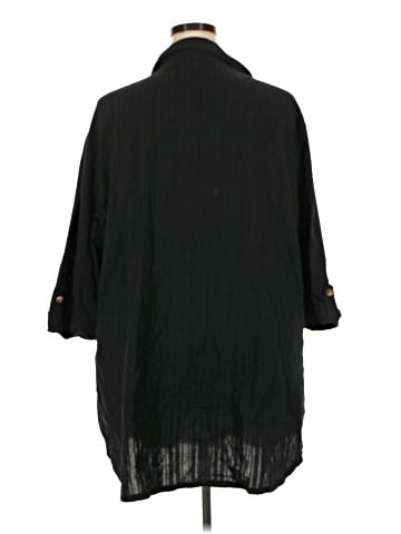 Dotti 3/4 Sleeve Button-Down Shirt (view 2)
