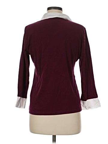 Karen Scott 3/4 Sleeve Top (view 2)