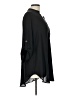 Lush 100% Polyester Black 3/4 Sleeve Blouse Size L - photo 4