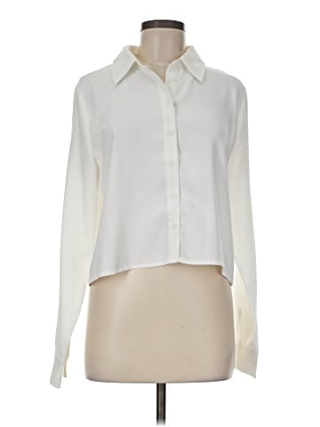 LA Hearts Long Sleeve Blouse (view 1)