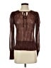 Daytrip Brown Long Sleeve Blouse Size S - photo 1