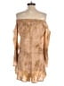 Blue Life 100% Rayon Tan Romper Size XS - photo 2