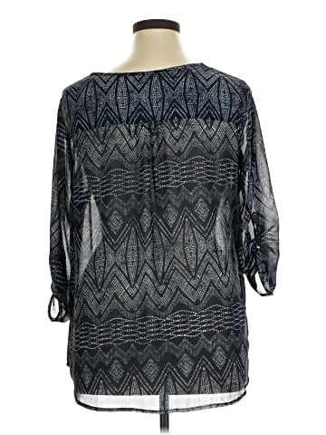 Dna Couture 3/4 Sleeve Blouse (view 2)
