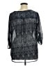 Dna Couture 100% Polyester Gray 3/4 Sleeve Blouse Size 1X - photo 2