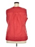 Style&Co 100% Cotton Red Sleeveless Blouse Size 20 - photo 2