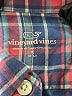 Vineyard Vines 100% Cotton Plaid Blue Long Sleeve Button-Down Shirt Size 8 - 10 - photo 3