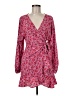 Topshop 100% Polyester Red Cardigan Size 6 - photo 1