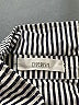 Cherish Stripes Silver Long Sleeve Blouse Size XS - photo 7