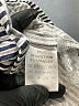 Cherish Stripes Silver Long Sleeve Blouse Size XS - photo 8