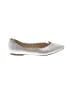 Betsey Johnson Metallic Silver Flats Size 6 - photo 1