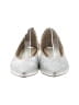 Betsey Johnson Metallic Silver Flats Size 6 - photo 2