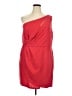 DB Studio 100% Polyester Solid Red Cocktail Dress Size 22 - photo 1