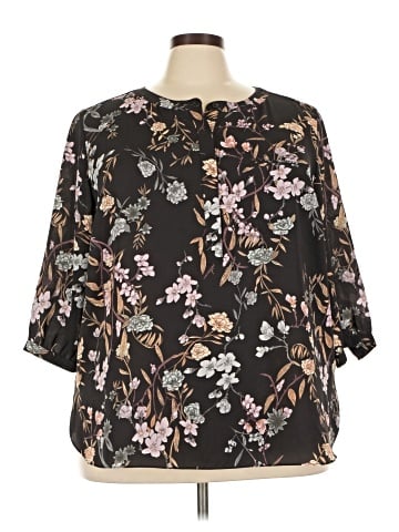 Not Your Daughter's Jeans 3/4 Sleeve Blouse (view 1)