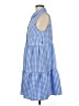 Tommy Hilfiger Checkered-gingham Blue Casual Dress Size 8 - photo 5