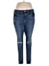 Levi's Solid Blue Jeans Size 18W - photo 1