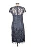 Patra 100% Polyester Gray Cocktail Dress Size 10 - photo 2