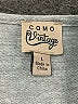 Como Vintage Gray 3/4 Sleeve T-Shirt Size L - photo 4