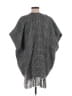 Ann Taylor LOFT 100% Acrylic Gray Poncho Size XS - photo 2