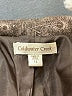 Coldwater Creek Paisley Brown Jacket Size 12 - photo 6