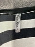 Bamboo Stripes Black Casual Dress Size L - photo 4