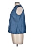 Allegra K Blue Sleeveless Blouse Size L - photo 5