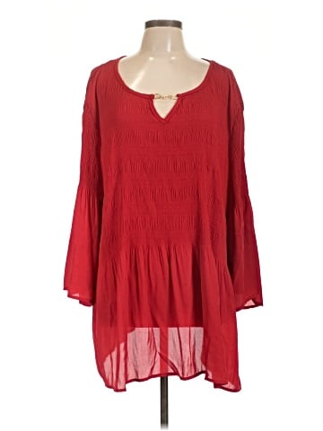 Catherines 3/4 Sleeve Blouse (view 1)
