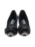 Prada Plaid Black Plaid Print Pumps Size EU 37 - photo 2