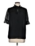 Pleione 100% Polyester Black 3/4 Sleeve Blouse Size M - photo 1