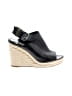 Balenciaga 100% Leather Black Wedges Size EU 37 - photo 1