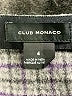Club Monaco Houndstooth Gray Wool Skirt Size 4 - photo 4