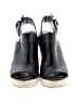 Balenciaga 100% Leather Black Wedges Size EU 37 - photo 2