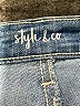 Style&Co Blue Denim Shorts Size 16 - photo 3