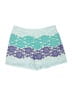 Everly Print Blue Shorts Size S - photo 1