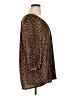 MICHAEL Michael Kors Animal Print Brown 3/4 Sleeve Blouse Size 1X (estimated) - photo 4