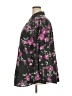 Roaman's Floral Black Long Sleeve Blouse Size 24W - photo 5