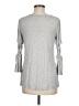 Neiman Marcus Gray 3/4 Sleeve Top Size M - photo 2