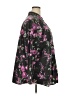 Roaman's Floral Black Long Sleeve Blouse Size 24W - photo 4