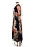 Soft Surroundings 100% Polyester Print Orange Casual Dress Size M - photo 5