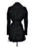 Coach 100% Polyester Black Trenchcoat Size XS - photo 2